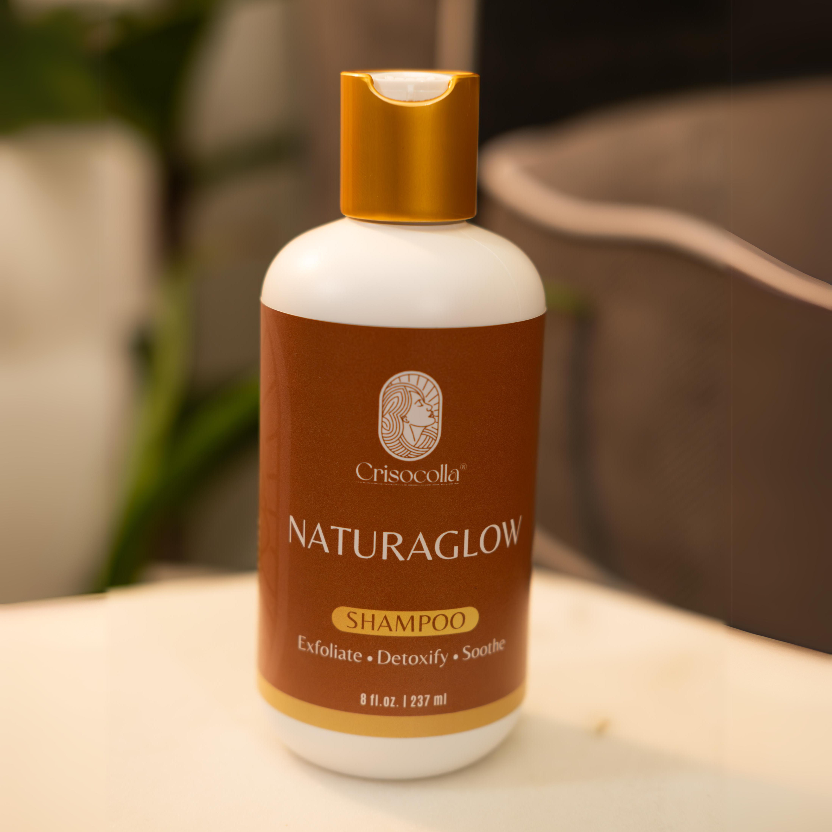 NaturaGlow - Natural Exfoliating & Detoxifying Shampoo